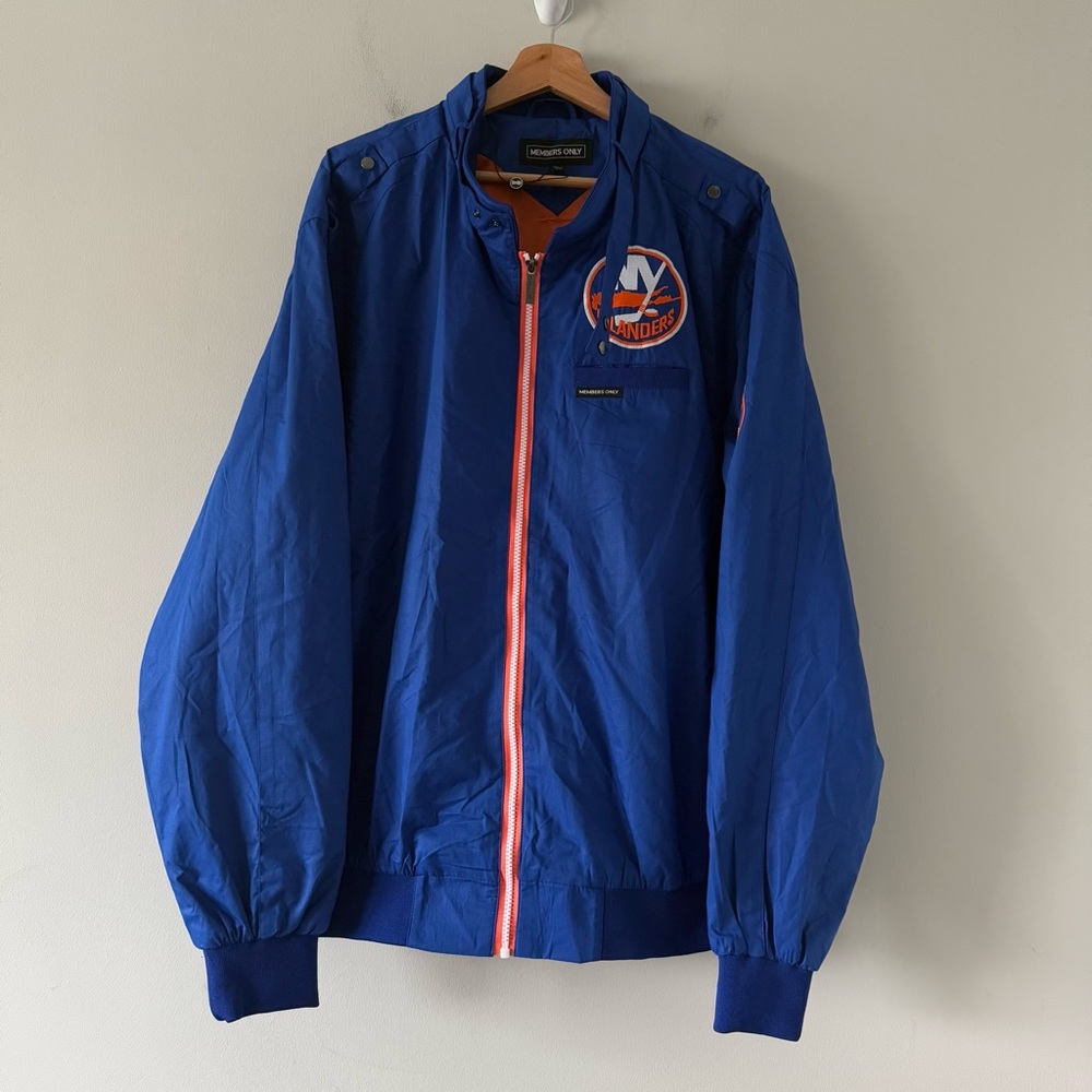 Members Only Jacket 3XL New York Islanders Inaugural Season Member Hockey NHL